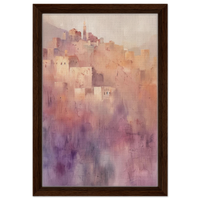 Dark wood frame