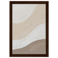 Dark wood frame