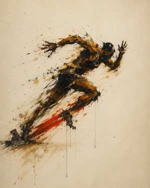 First Stride — artwork by Dante Roux